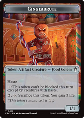 Gingerbrute // Myr Double-Sided Token [Reality Fracture Commander Tokens] | Card Citadel