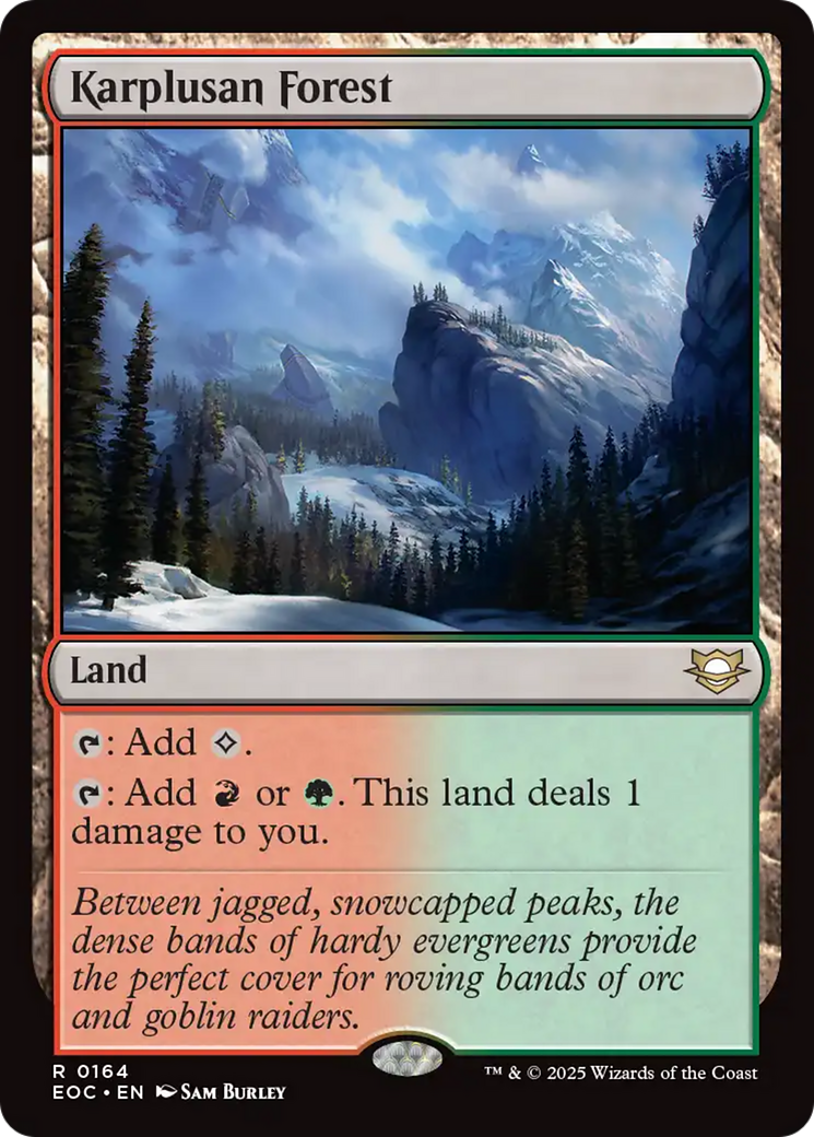 Karplusan Forest [Edge of Eternities Commander] | Card Citadel