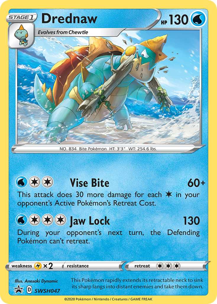 Drednaw (SWSH047) [Sword & Shield: Black Star Promos] | Card Citadel