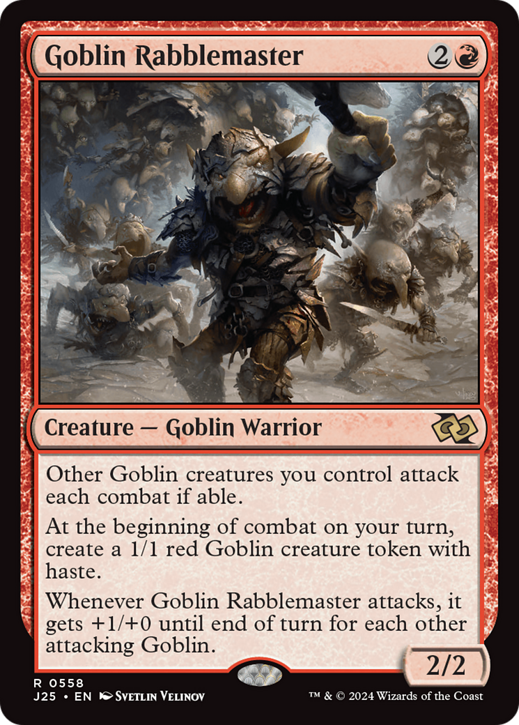 Goblin Rabblemaster [Foundations Jumpstart] | Card Citadel