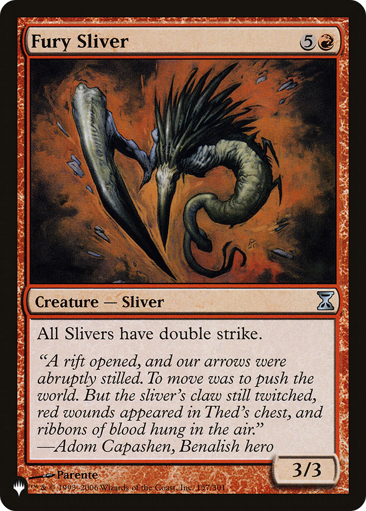 Fury Sliver [The List Reprints] | Card Citadel