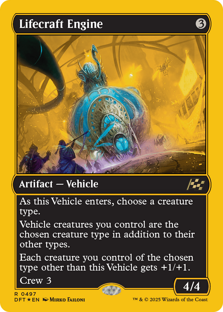 Lifecraft Engine (First-Place Foil) [Aetherdrift] | Card Citadel