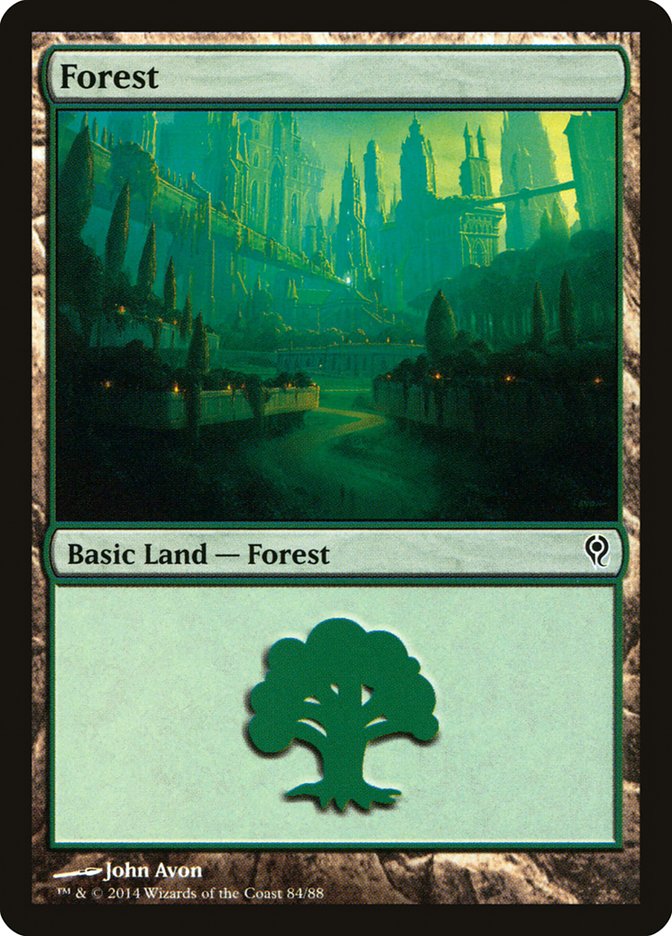 Forest (84) [Duel Decks: Jace vs. Vraska] | Card Citadel