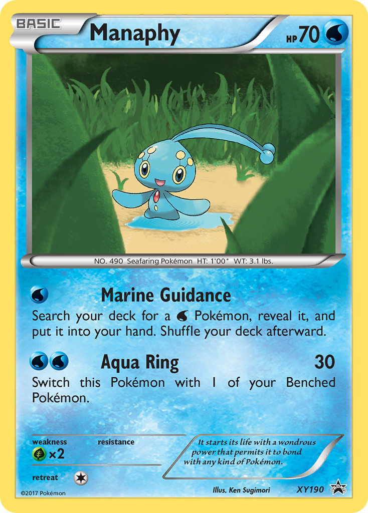 Manaphy (XY190) [XY: Black Star Promos] | Card Citadel