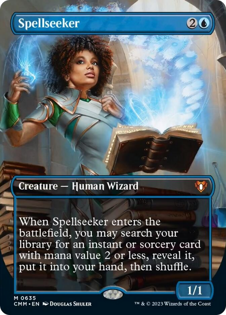 Spellseeker (Borderless Alternate Art) [Commander Masters] | Card Citadel