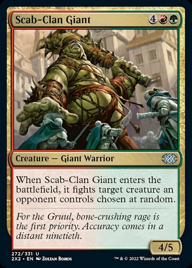 Scab-Clan Giant [Double Masters 2022] | Card Citadel