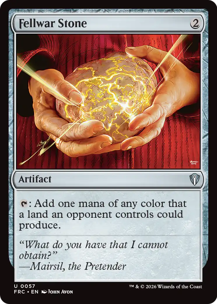 Fellwar Stone [Reality Fracture Commander] | Card Citadel