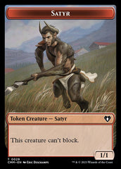 Treasure // Satyr Double-Sided Token [Commander Masters Tokens] | Card Citadel