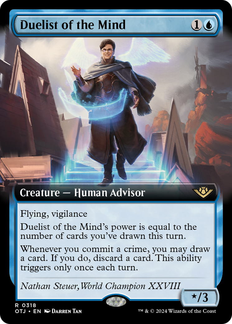 Duelist of the Mind (Extended Art) [Outlaws of Thunder Junction] | Card Citadel
