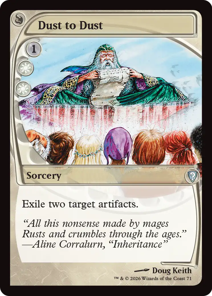 Dust to Dust (Future Sight) [Mystery Booster: Commander Edition] | Card Citadel