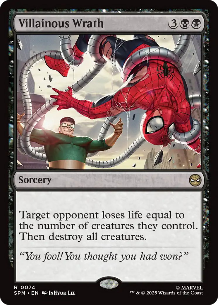 Villainous Wrath [Marvel's Spider-Man] | Card Citadel