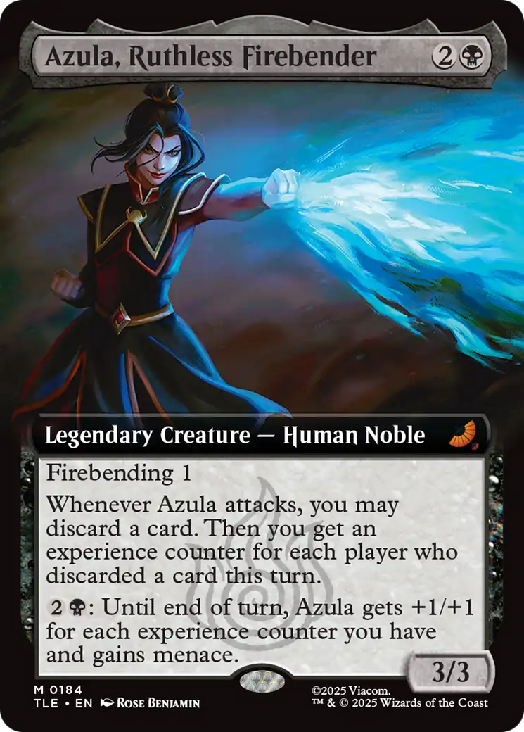 Azula, Ruthless Firebender (Extended Art) [Avatar: The Last Airbender: Eternal-Legal] | Card Citadel