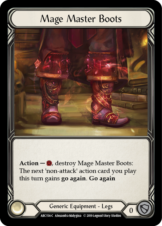 Mage Master Boots [ARC154-C] (Arcane Rising)  1st Edition Normal | Card Citadel