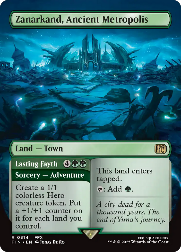 Zanarkand, Ancient Metropolis (Borderless) [FINAL FANTASY] | Card Citadel