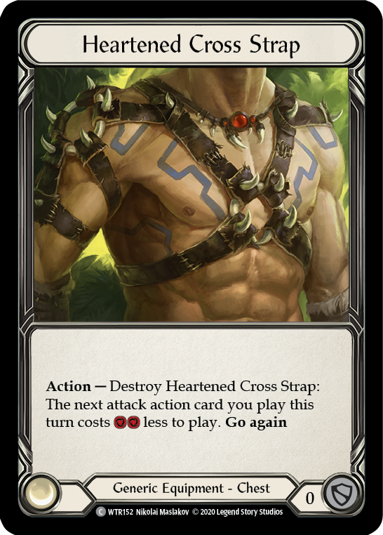 Heartened Cross Strap [U-WTR152] (Welcome to Rathe Unlimited)  Unlimited Normal | Card Citadel