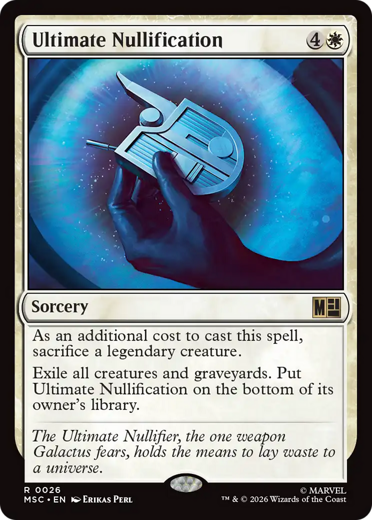 Ultimate Nullification (Surge Foil) [Marvel Super Heroes Commander] | Card Citadel
