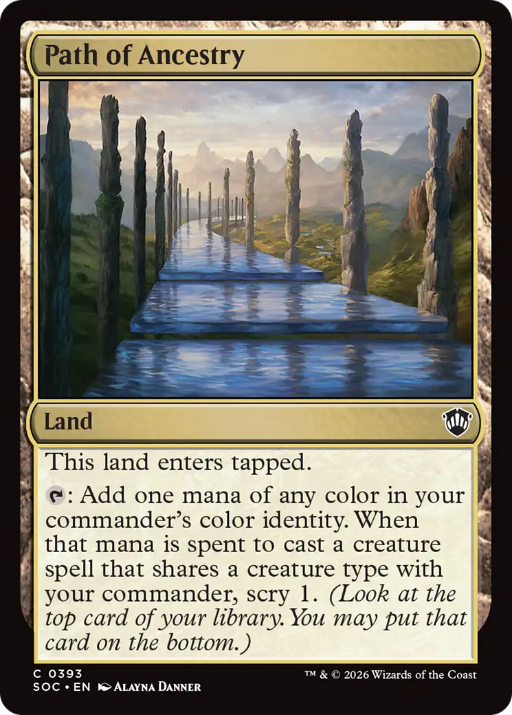 Path of Ancestry [Secrets of Strixhaven Commander] | Card Citadel