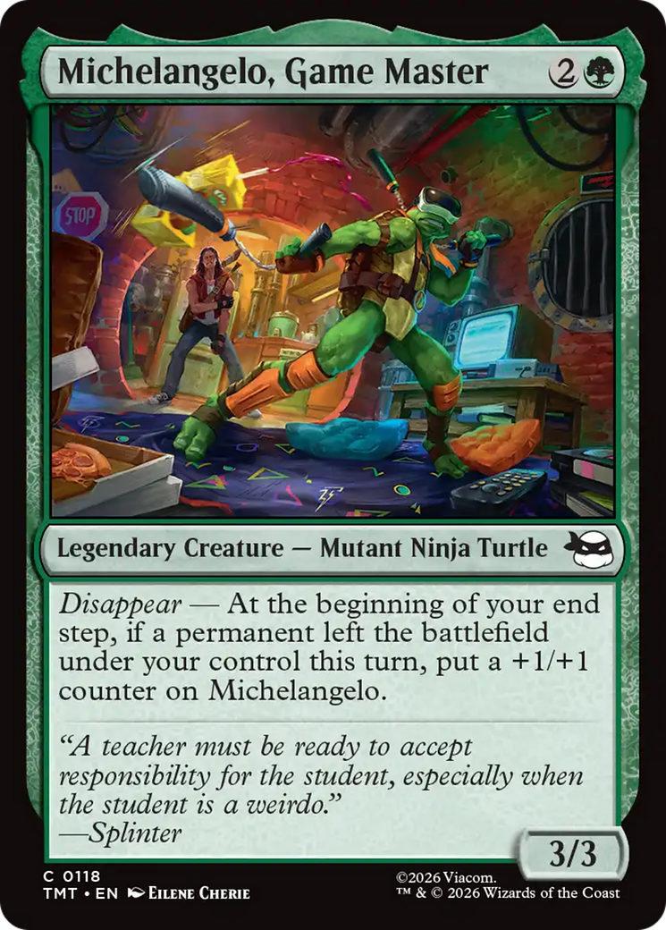 Michelangelo, Game Master [Teenage Mutant Ninja Turtles] | Card Citadel