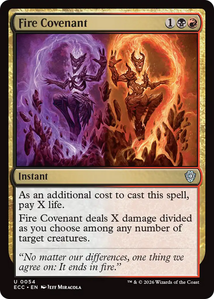 Fire Covenant [Lorwyn Eclipsed Commander] | Card Citadel