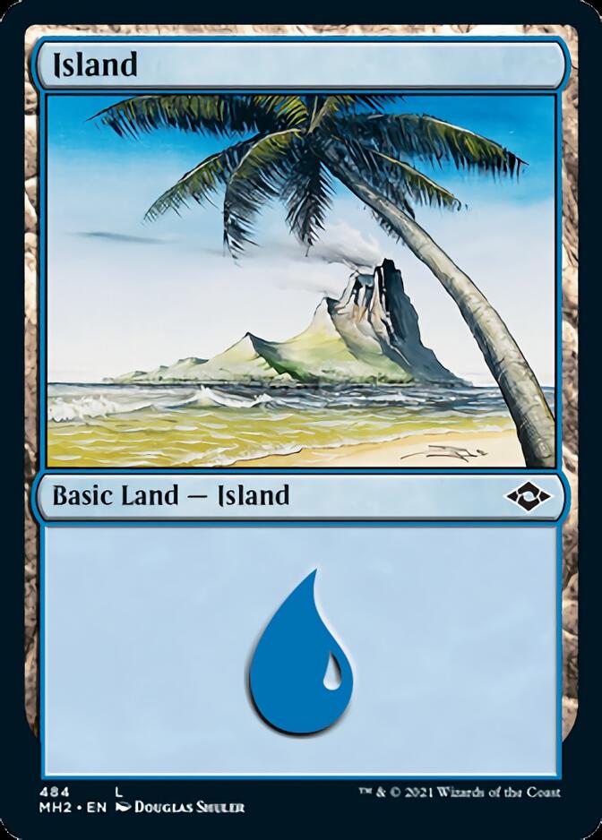 Island (484) (Foil Etched) [Modern Horizons 2] | Card Citadel