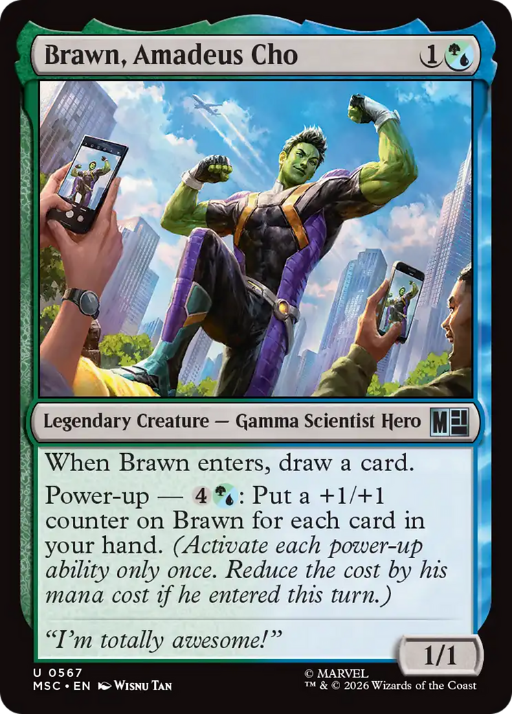 Brawn, Amadeus Cho [Marvel Super Heroes Commander] | Card Citadel