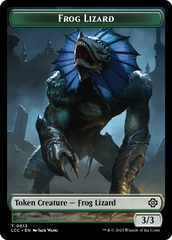 Tentacle // Frog Lizard Double-Sided Token [The List] | Card Citadel