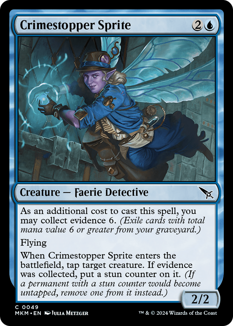 Crimestopper Sprite [Murders at Karlov Manor] | Card Citadel