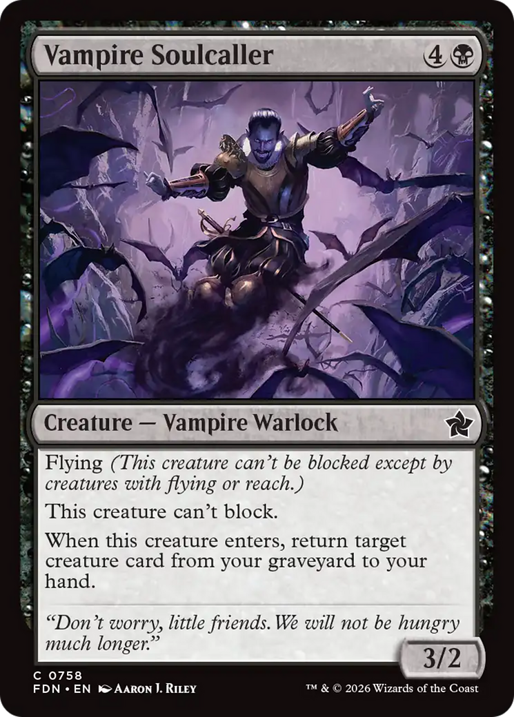 Vampire Soulcaller (0758) [Foundations] | Card Citadel