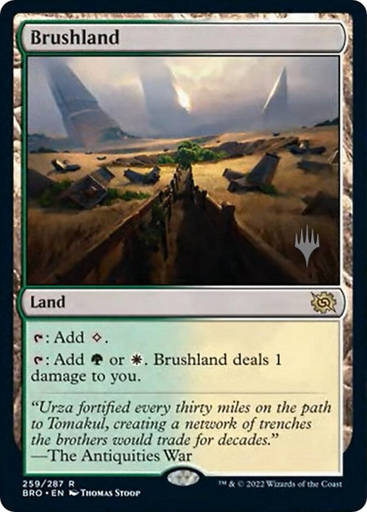 Brushland (Promo Pack) [The Brothers' War Promos] | Card Citadel