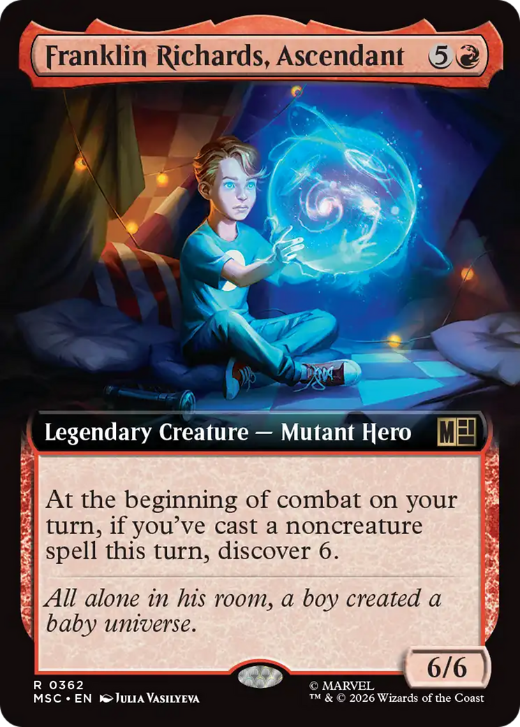 Franklin Richards, Ascendant (Extended Art) [Marvel Super Heroes Commander] | Card Citadel