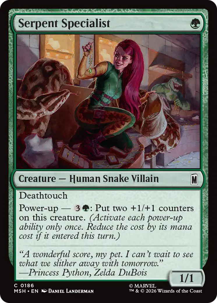 Serpent Specialist [Marvel Super Heroes] | Card Citadel