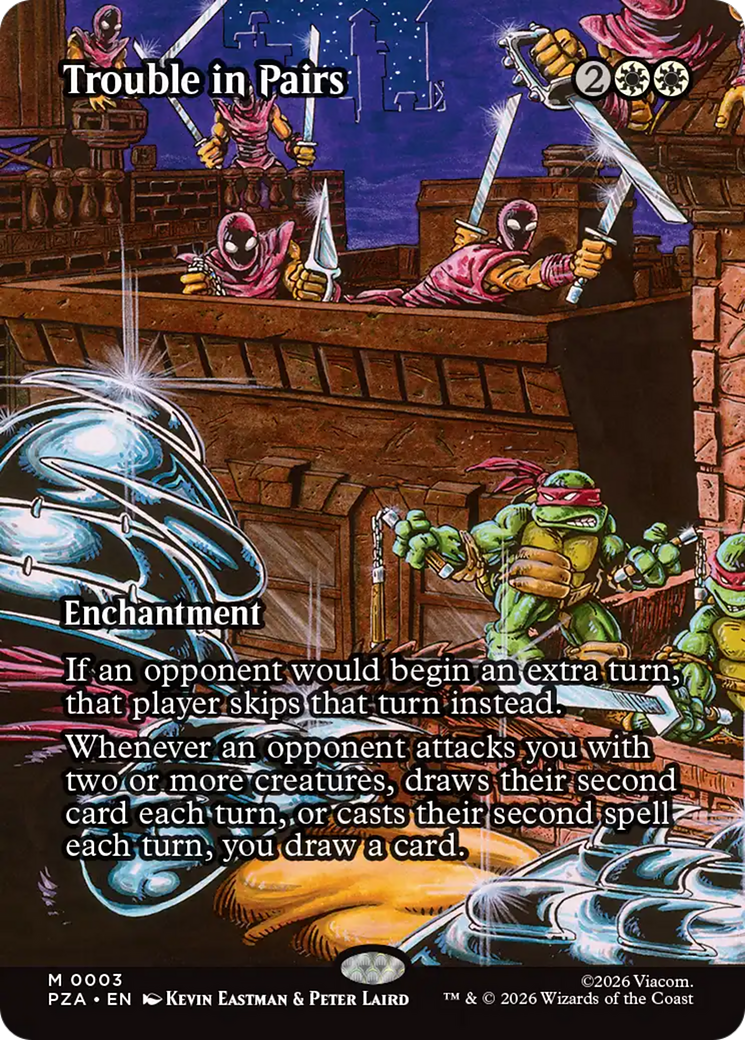 Trouble in Pairs (Borderless) [Teenage Mutant Ninja Turtles Eternal-Legal] | Card Citadel