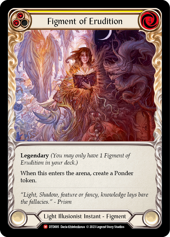 Figment of Erudition // Suraya, Archangel of Erudition [DTD005] (Dusk Till Dawn) | Card Citadel