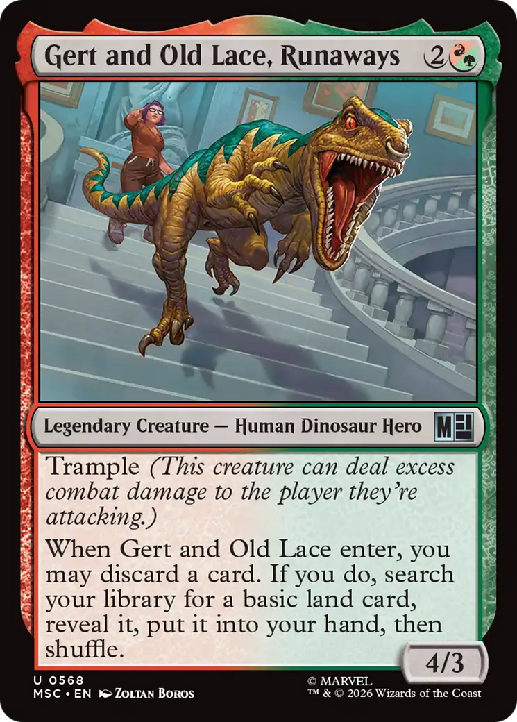 Gert and Old Lace, Runaways [Marvel Super Heroes Commander] | Card Citadel
