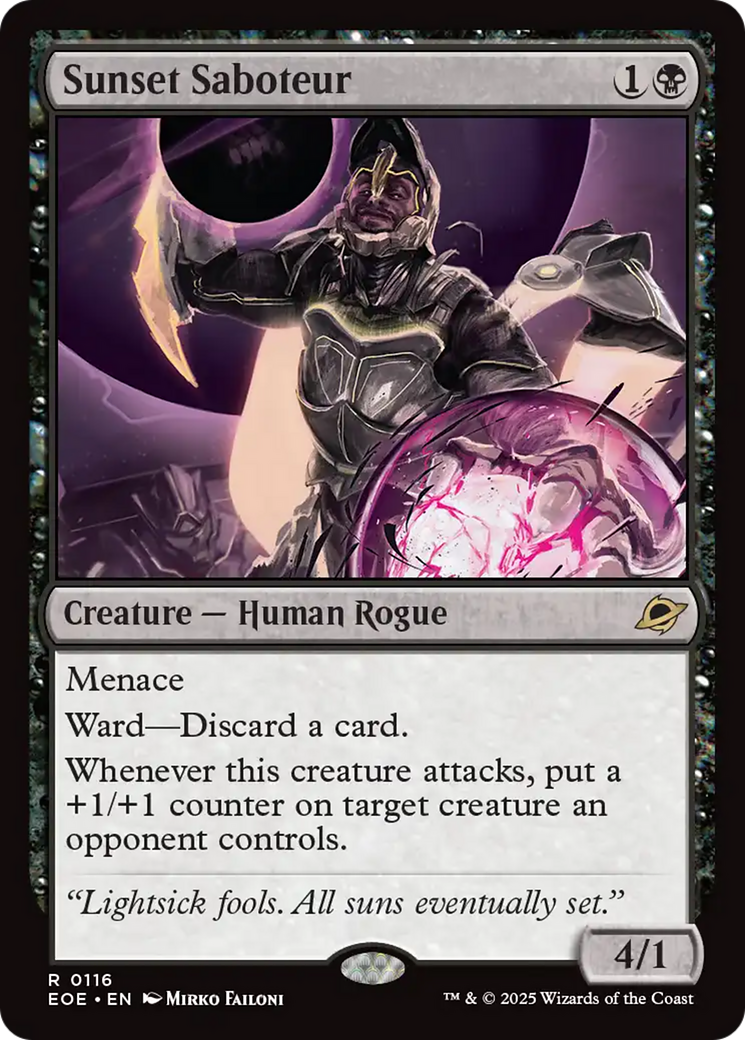 Sunset Saboteur [Edge of Eternities] | Card Citadel