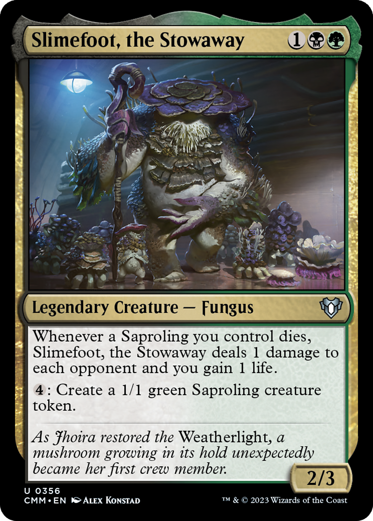 Slimefoot, the Stowaway [Commander Masters] | Card Citadel