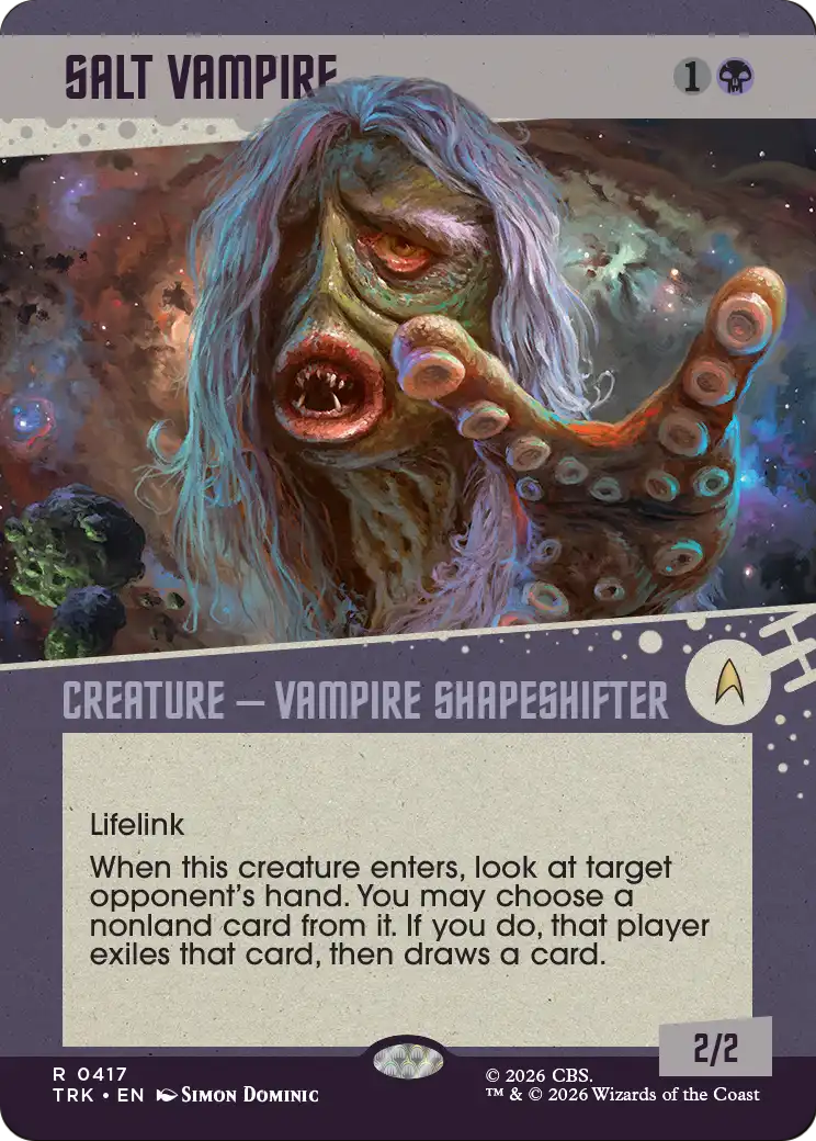 Salt Vampire (Showcase) [Star Trek] | Card Citadel