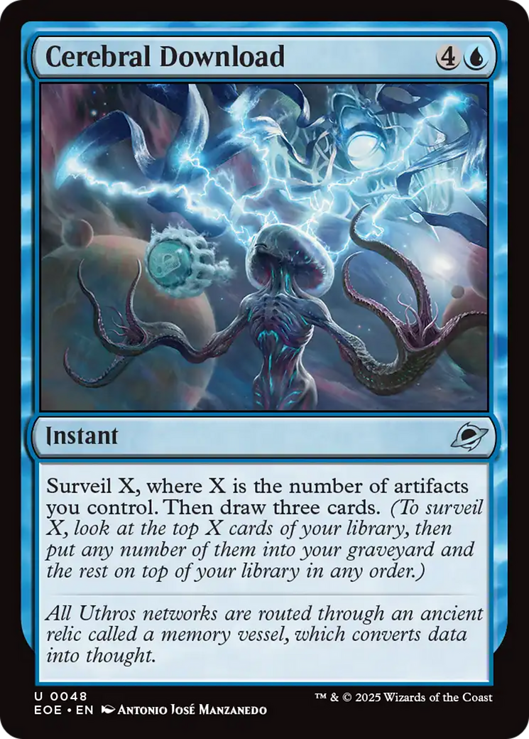 Cerebral Download [Edge of Eternities] | Card Citadel