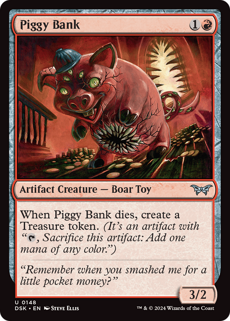 Piggy Bank [Duskmourn: House of Horror] | Card Citadel