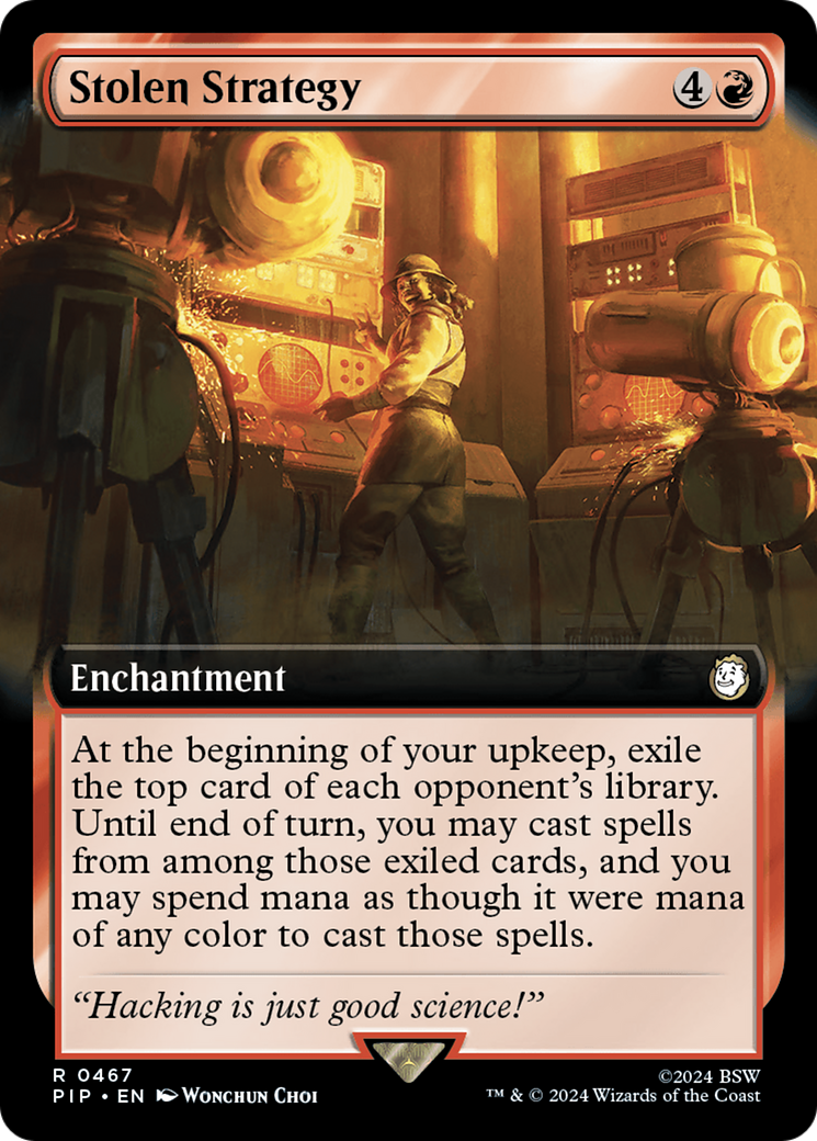 Stolen Strategy (Extended Art) [Fallout] | Card Citadel