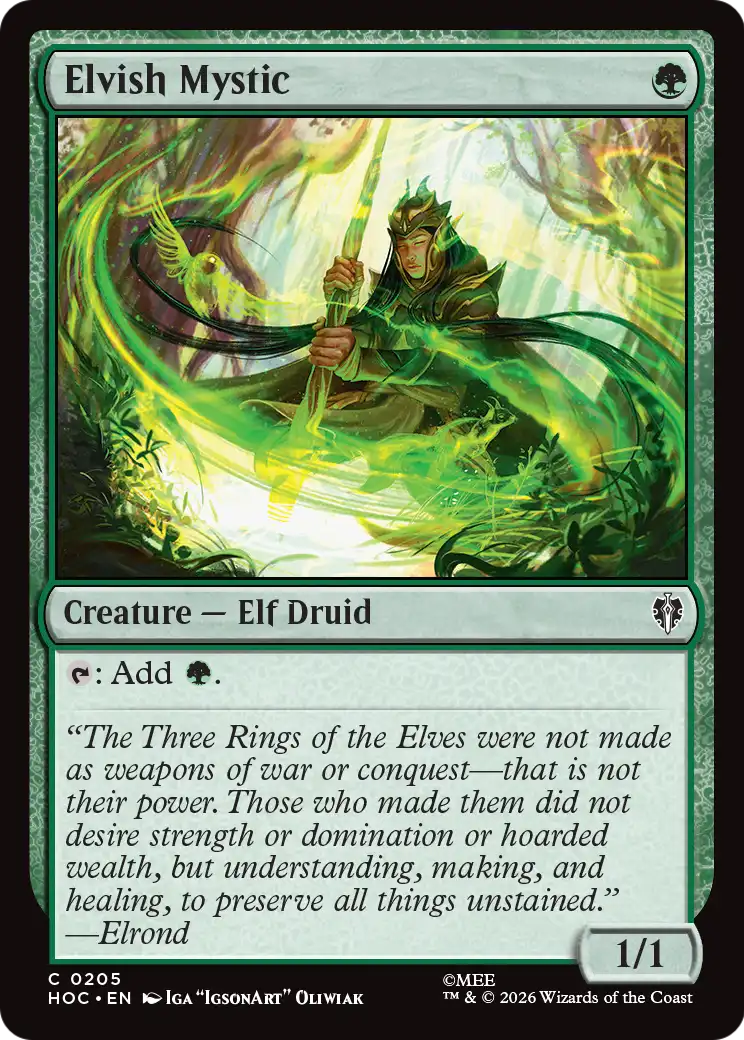 Elvish Mystic [The Hobbit: Eternal-Legal] | Card Citadel