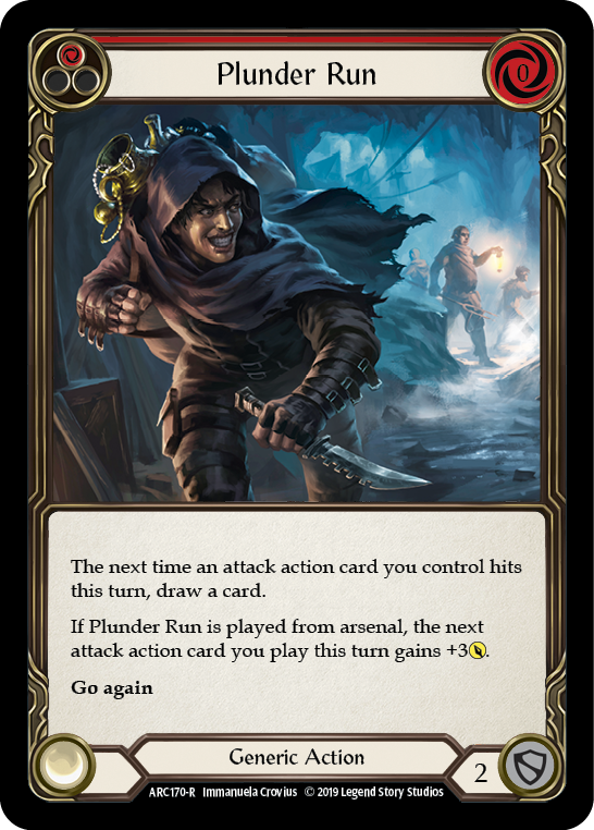 Plunder Run (Red) [ARC170-R] (Arcane Rising)  1st Edition Normal | Card Citadel