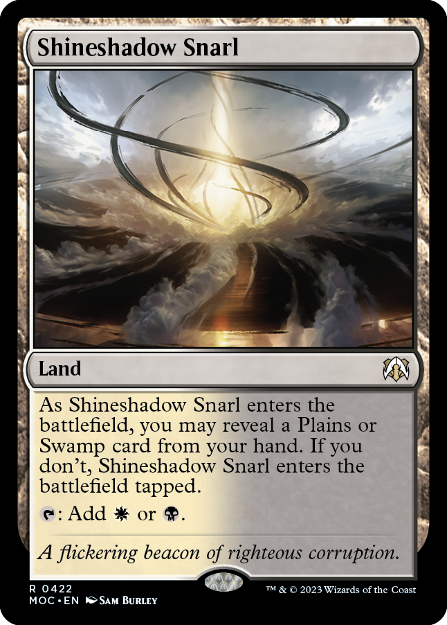 Shineshadow Snarl [March of the Machine Commander] | Card Citadel