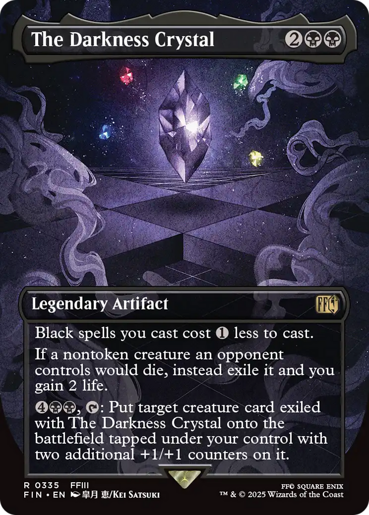 The Darkness Crystal (Borderless) [FINAL FANTASY] | Card Citadel