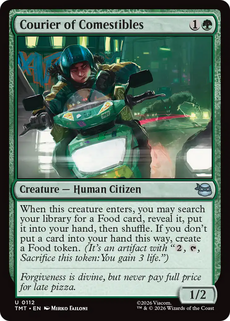 Courier of Comestibles [Teenage Mutant Ninja Turtles] | Card Citadel