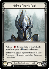 Helm of Isen's Peak [U-WTR042] (Welcome to Rathe Unlimited)  Unlimited Rainbow Foil | Card Citadel
