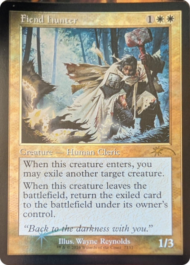 Fiend Hunter (Retro Frame) [Secret Lair Drop Series] | Card Citadel
