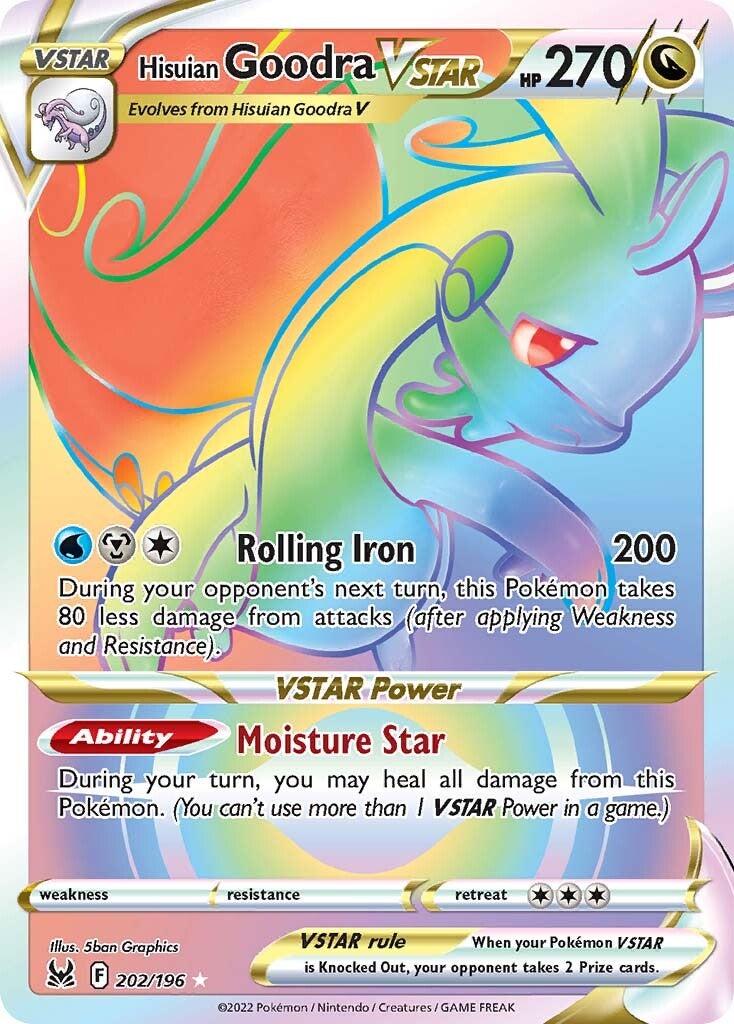 Hisuian Goodra VSTAR (202/196) [Sword & Shield: Lost Origin] | Card Citadel