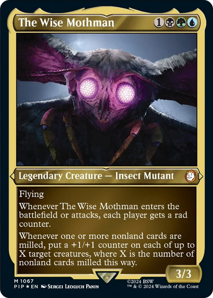 The Wise Mothman (Display Commander) [Fallout] | Card Citadel