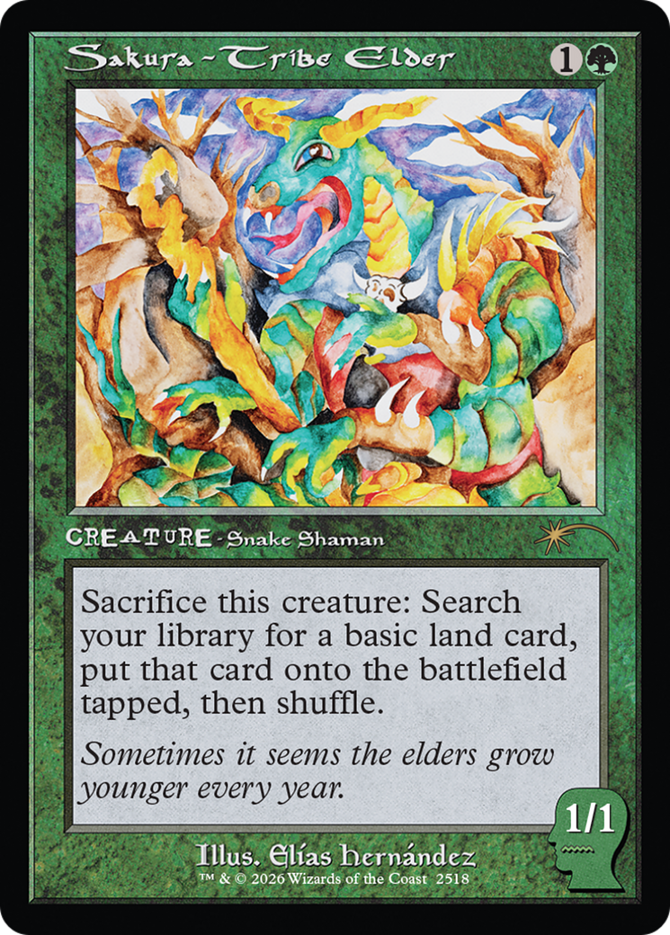 Sakura-Tribe Elder (2518) [Secret Lair Drop Series] | Card Citadel